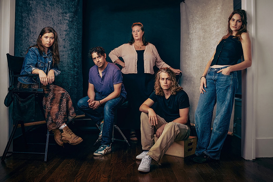 The cast of A Red Orchid Theatre’s Heroes of the Fourth Turning