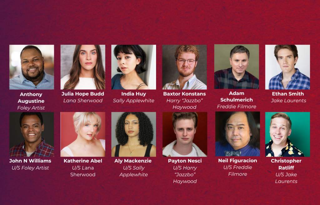 A labeled headshot grid of the six cast members and six understudies in Oil Lamp Theater’s 2026 It’s a Wonderful Life.